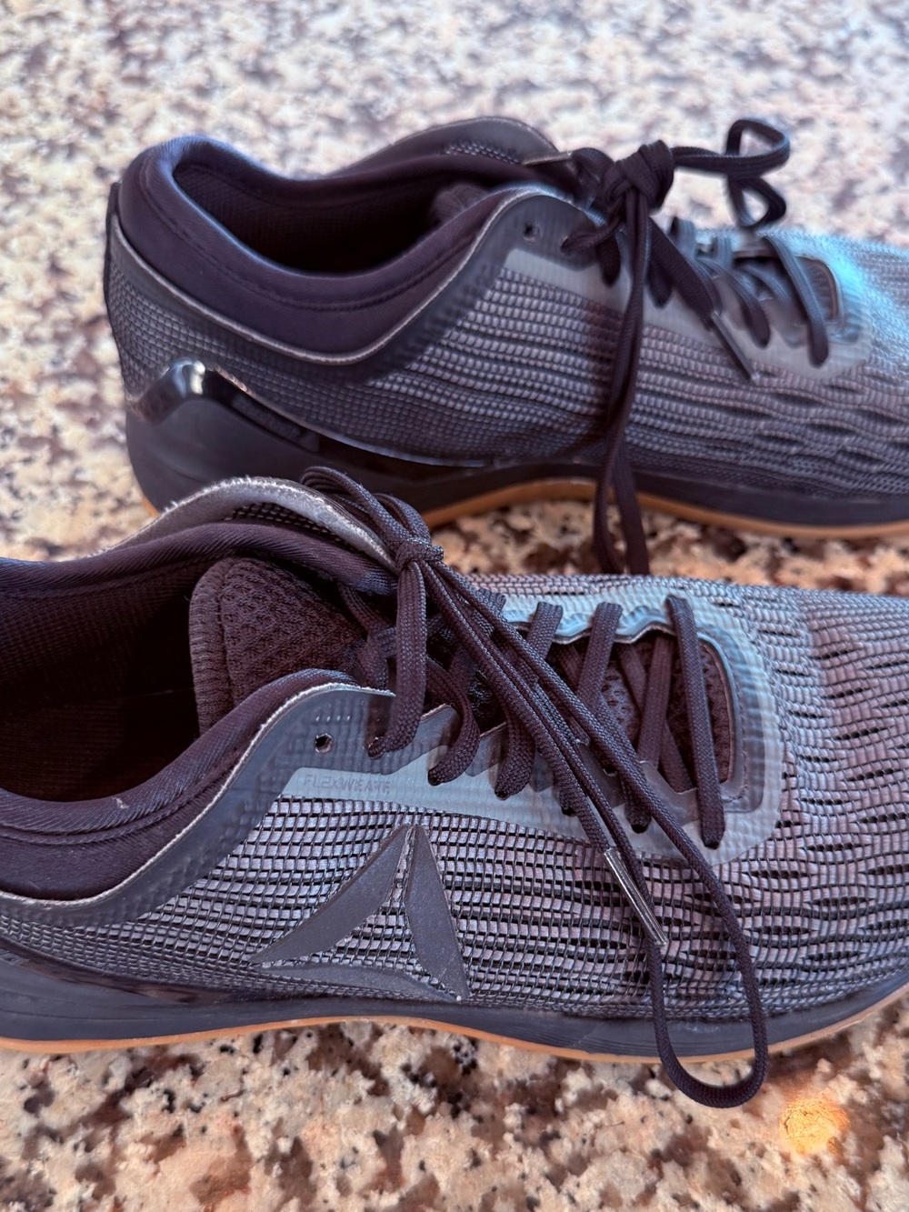 Reebok Women’s CrossFit shoes.  Black/gray